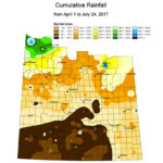 Rainfall map