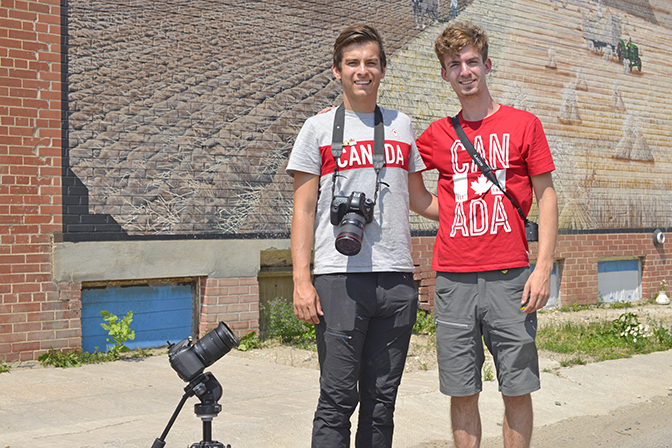 Duo Hitchhiking Across Canada Enjoy Stop In Swift Current The Southwest Booster