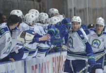 Broncos shutout Pats in playoff opener