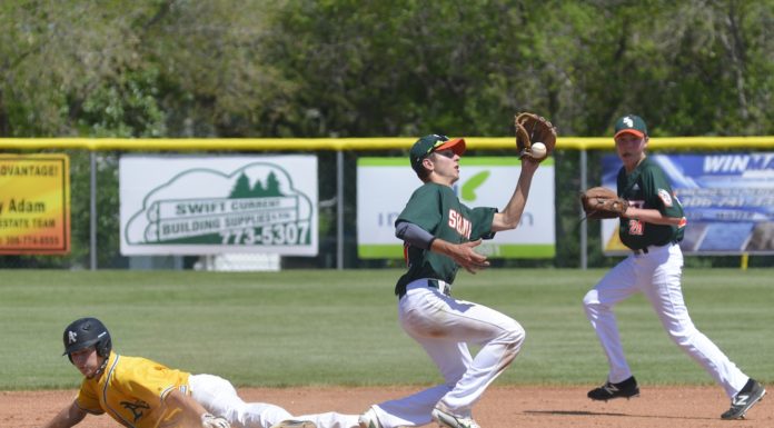 Midget 57’s split with visiting Athletics