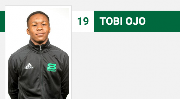 Ojo nets brace in Huskies debut