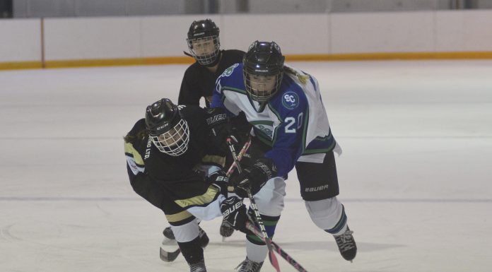 Female Midget AA Broncos lose home openers