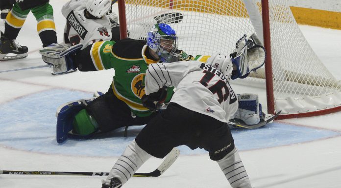 Broncos lose in overtime to Warriors