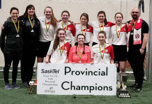 U17 United Girls win indoor soccer Provincials