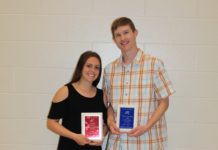 Thoreson and Rogers recognized with SCCHS Athletic Leadership Awards