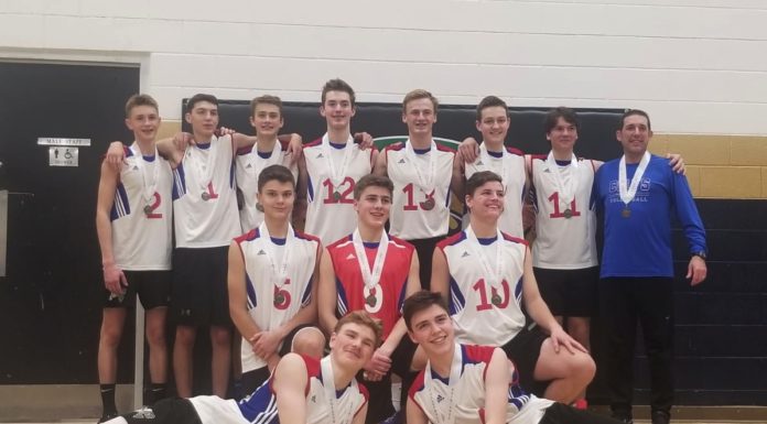 Colts win bronze at volleyball provincials