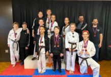 Taekwondo students take on Kim’s Challenge