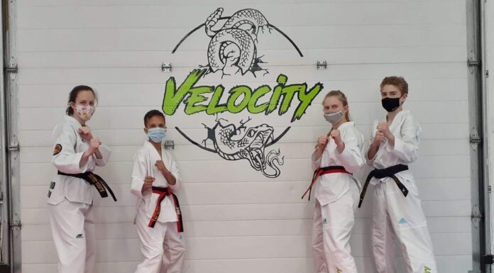 Velocity athletes earn first degree black belts