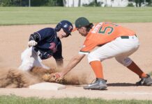 18U AAA 57’s salvage one game from four-game home stand
