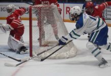 Legionnaires win sixth straight with three late goals