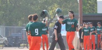 Hiromoto breaks WCBL home run record